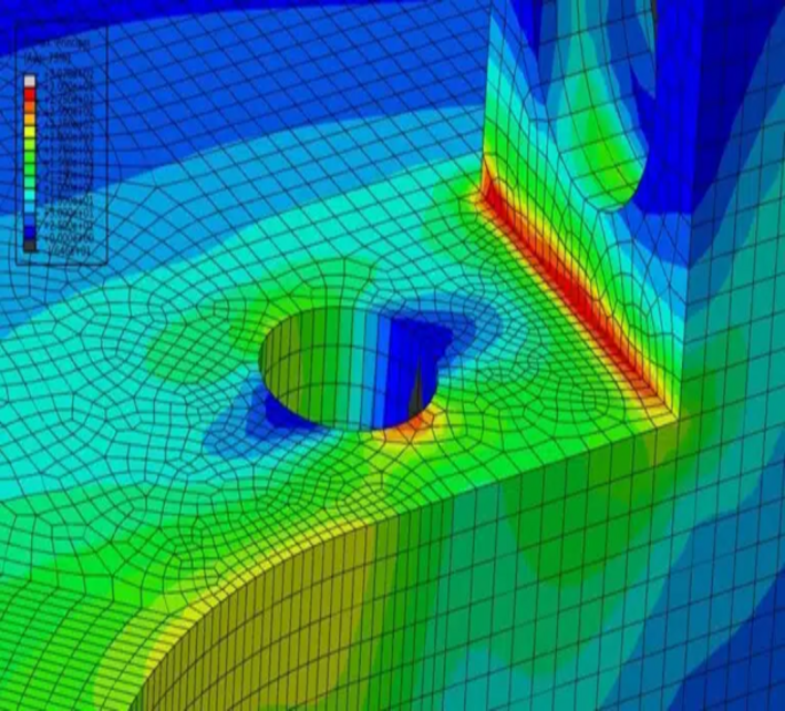 A computer generated image of a green and yellow area.